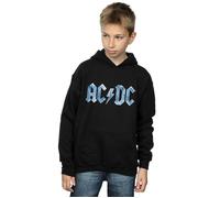AC/DC Boy's Blue Ice Logo Hoodie in Black | Size: 3-4 Years AC/DC Black 3-4 Years