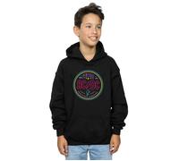 AC/DC Boy's Circle Neon Hoodie in Black | Size: 7-8 Years AC/DC Black 7-8 Years