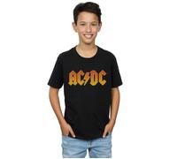 AC/DC Boy's Fire Logo T-Shirt in Black | Size: 3-4 Years AC/DC Black 3-4 Years