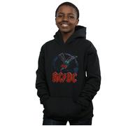 AC/DC Boy's Fly On The Wall Hoodie in Black | Size: 12-13 Years AC/DC Black 12-13 Years