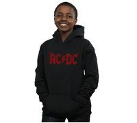 AC/DC Boy's Horns Logo Hoodie in Black | Size: 3-4 Years AC/DC Black 3-4 Years