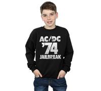 AC/DC Boy's Jailbreak 74 Sweatshirt in Black | Size: 3-4 Years AC/DC Black 3-4 Years