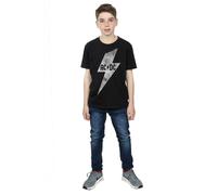 AC/DC Boy's Lightning Bolt Cotton T-Shirt in Black | Size: 3-4 Years AC/DC Black 3-4 Years