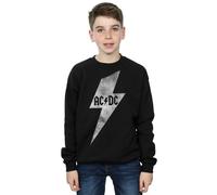 AC/DC Boy's Lightning Bolt Sweatshirt in Black | Size: 3-4 Years AC/DC Black 3-4 Years
