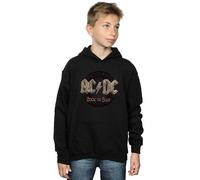 AC/DC Boy's Rock Or Bust Hoodie in Black | Size: 12-13 Years AC/DC Black 12-13 Years