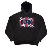 AC/DC Unisex Pullover Hoodie: Flag (Wash Collection) (X-Large)
