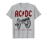 AC/DC - Canon T-Shirt, Men, Heather Grey, X-Large