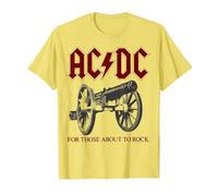 AC/DC - Canon T-Shirt, Men, Lemon Yellow, Large