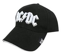 Voltage Band Logo Strapback Baseball Cap AC/DC Black One Size