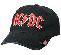 AC/DC Unisex Baseball Cap: Red Logo OFFICIAL NEW