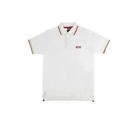 AC/DC Classic Design Adults Polo Shirt - Official Licensed Rock Music Icons Short Sleeved Polo Shirt - 100% Cotton (UK, Alpha, One Size, Regular, Regular, L, White)