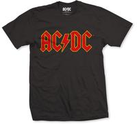 AC/DC Classic Logo Black T-Shirt OFFICIAL