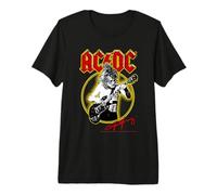 AC DC Classic Rock Logo Electric Guitar Solo Energy Premium T-Shirt