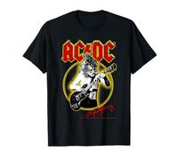 AC DC Classic Rock Logo Electric Guitar Solo Energy T-Shirt