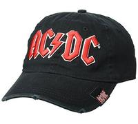 AC/DC Unisex Baseball Cap: Red Logo OFFICIAL NEW