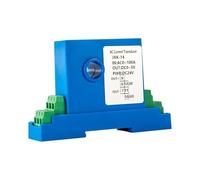 AC/DC Current Transmitter 4-20mA 0-5V 0-10V DC Current Sensor 8mm/12mm 10A-50A-100A-200A Ampere Current Sensor Transmitter(DC0-150A_0-5V OUTPUT_DC12V POWER SUPPLY)