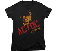 AC/DC Damen Angus Young Pwr Up Girly Tee PS-5-ACDC016-H56-12