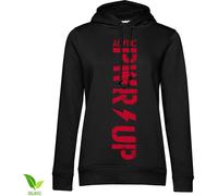 AC/DC Damen Pwr Up Vertical Logo Girly Hoodie PS-57-ACDC015-H68-10