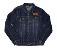 AC/DC Unisex Adult About to Rock Back Print Denim Jacket (M) (Denim Blue)