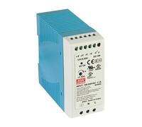 AC/DC DIN Rail Power Supply, 5V, 6A, 30W - MDR-40-5