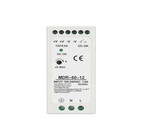 AC DC Din Rail Power Supply Switch MDR-10W 20W 40W 60W 100W Single Output Switching 12V 24V 48V 100V-240V Source