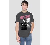 AC/DC Dirty Deeds T Shirt, Charcoal AC/DC Charcoal XL