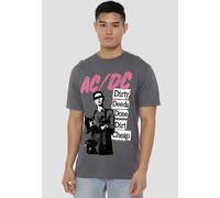AC/DC Dirty Deeds Unisex T Shirt, Charcoal AC/DC Charcoal M