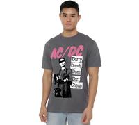 AC/DC Dirty Deeds Unisex T Shirt, Charcoal, M