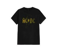 AC/DC - Distress Flash - T-Shirt - black - S - 100% Cotton S