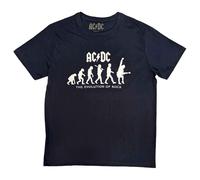 AC/DC Evolution of Rock T Shirt XL Navy