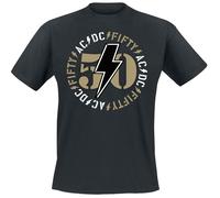 AC/DC Fifty Bold Emblem T-Shirt black L