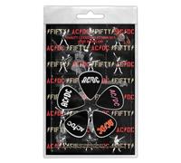 AC/DC Fifty Plectrum(Pack of 5) (One Size) (Black)