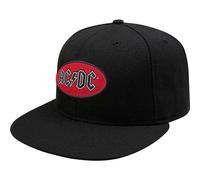 AC/DC Snapback Cap: Oval Logo OFFICIAL NEW