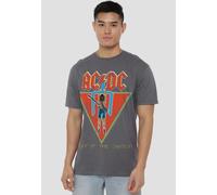 AC/DC Flick Of The Switch Unisex T-Shirt, Charcoal | Size: Small AC/DC Charcoal S