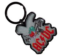 AC/DC Fly On The Wall keyring Keychain in Silver AC/DC Silver One Size