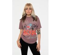 AC/DC Fly On The Wall Tour T-Shirt in Red | Size: Large AC/DC Red L