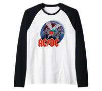AC/DC Fly On The Wall World Tour 1985 Raglan Baseball Tee