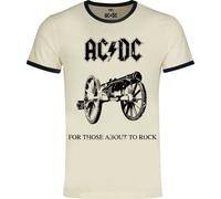 AC/DC For Those About To Rock - Ringer Shirt T-Shirt off white XL