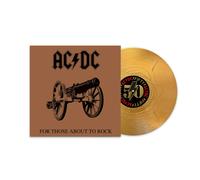 AC/DC 'For Those About To Rock (We Salute You)' (50th Anniversary) LP Gold Vinyl