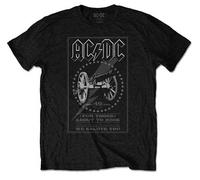 Ac/Dc Ftatr 40Th Monochrome Official Mens T-Shirt