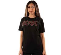 AC/DC Full Colour Diamante T-Shirt in Black | Size: Large AC/DC Black L