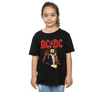 AC/DC Girls Angus Highway to Hell T-Shirt Black 9-11 Years