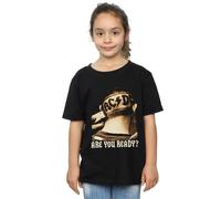 AC/DC Girl's Are You Ready Hair Shave Cotton T-Shirt in Black | Size: 3-4 Years AC/DC Black 3-4 Years