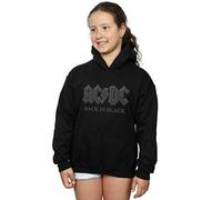 AC/DC Girls Back in Black Hoodie 5-6 Years Black