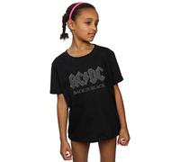 AC/DC Girls Back in Black T-Shirt 9-11 Years Black