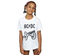 AC/DC Girls for Those About to Rock T-Shirt White 3-4 Years