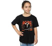 AC/DC Girl's Live At River Plate Columbia Rrds Cotton T-Shirt in Black | Size: 5-6 Years AC/DC Black 5-6 Years
