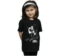 AC/DC Girl's Signed Photo Cotton T-Shirt in Black | Size: 3-4 Years AC/DC Black 3-4 Years
