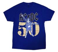 AC/DC Gold Fifty Official Tee T-Shirt Mens