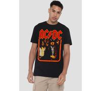 AC/DC Group Distressed Unisex T-Shirt, Black | Size: Medium AC/DC Black M